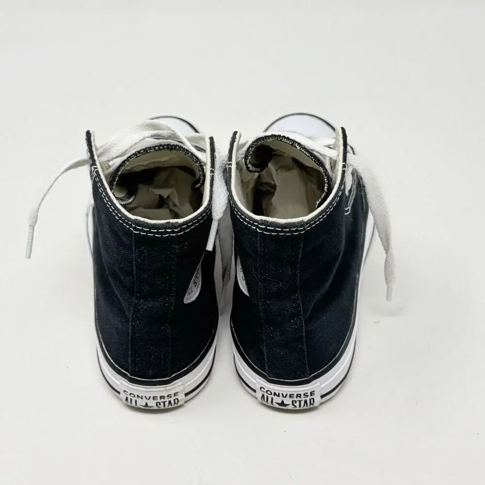 Converse Chuck Taylor All Star High Shoes Kids Size 1 Black Canvas School